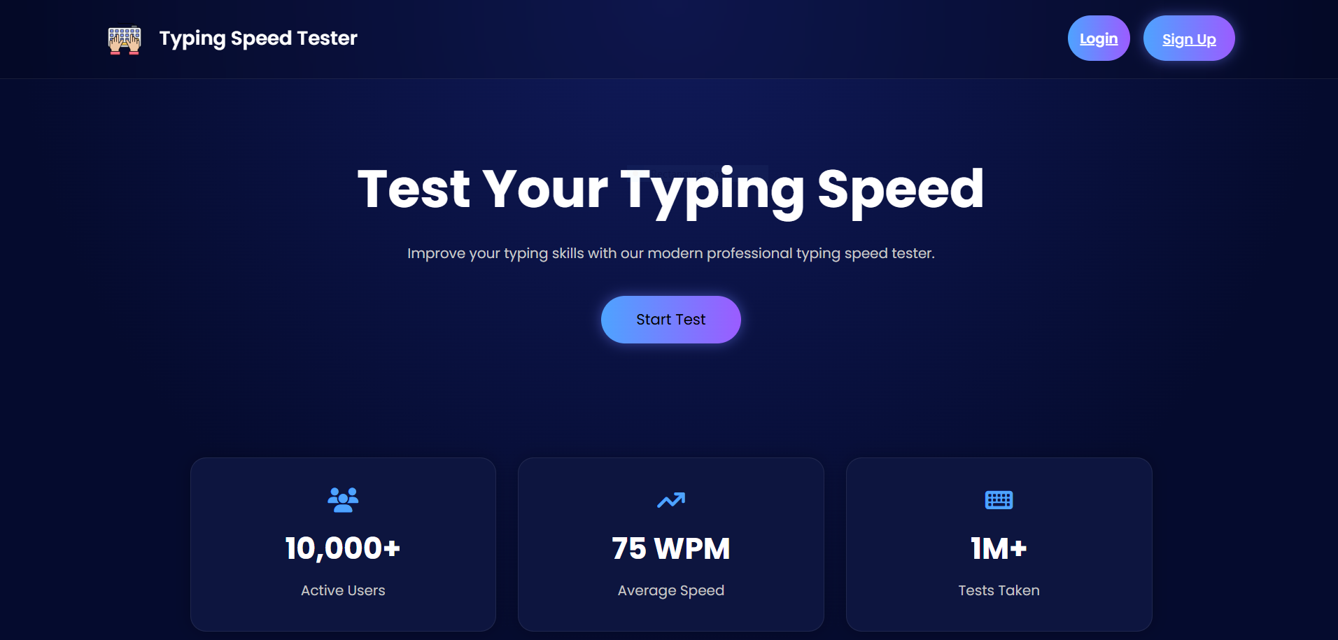 Typing Speed Tester